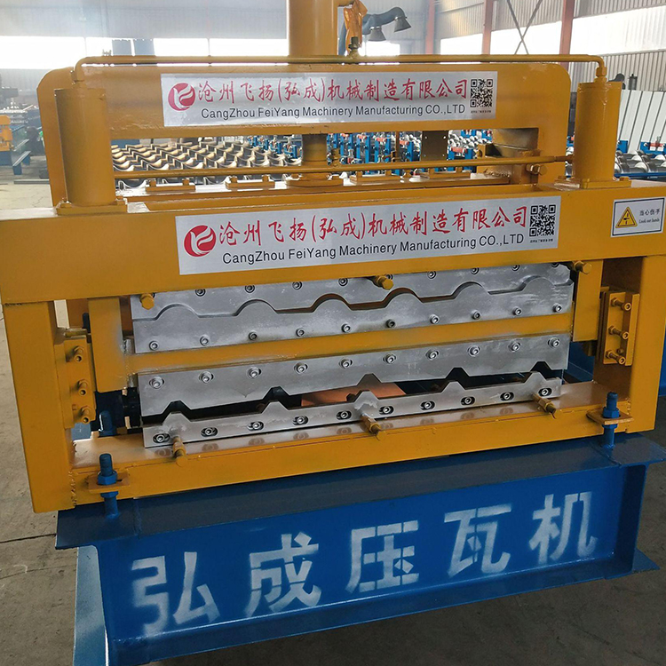 彩钢屋脊瓦压型机器 全自动屋脊瓦压型机 仿古琉璃屋脊瓦成型设备 支持定制