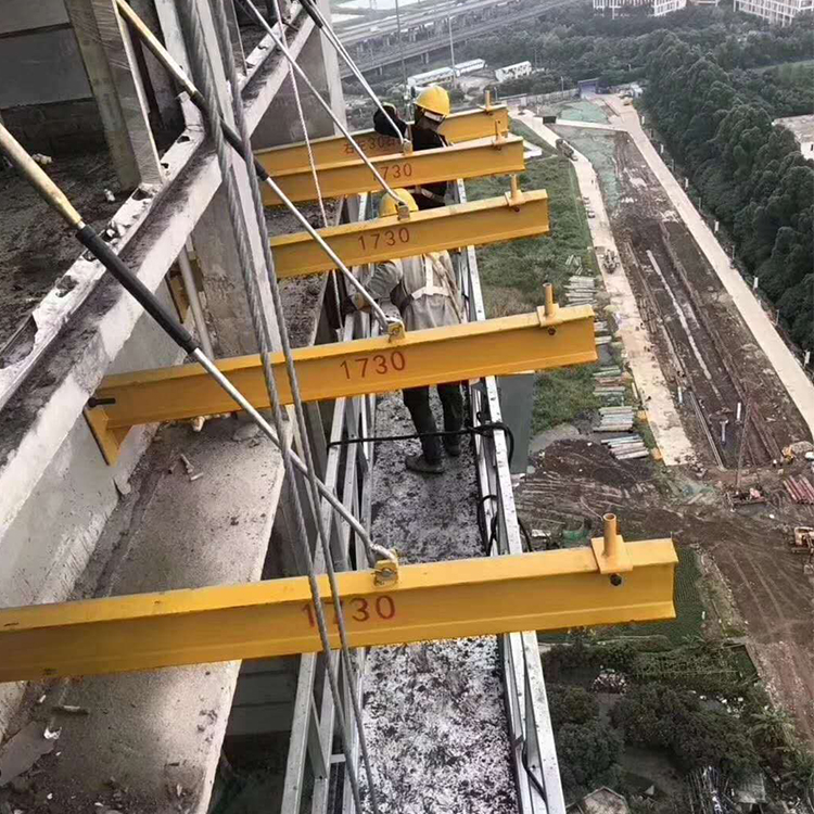 工字钢悬挑架 花篮拉杆式悬挑架 新型悬挑架