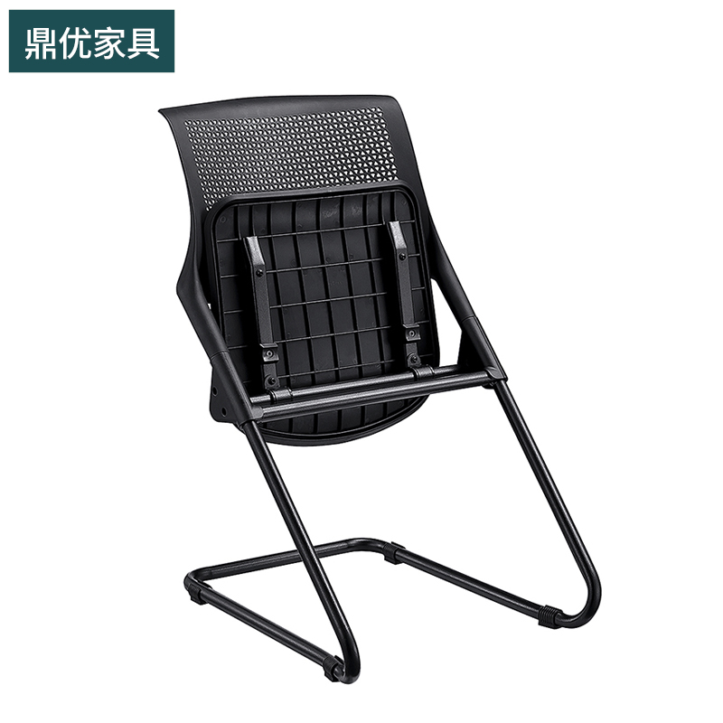 网布办公电脑椅，鼎优培训椅带写字板，大型会议室会议培训椅