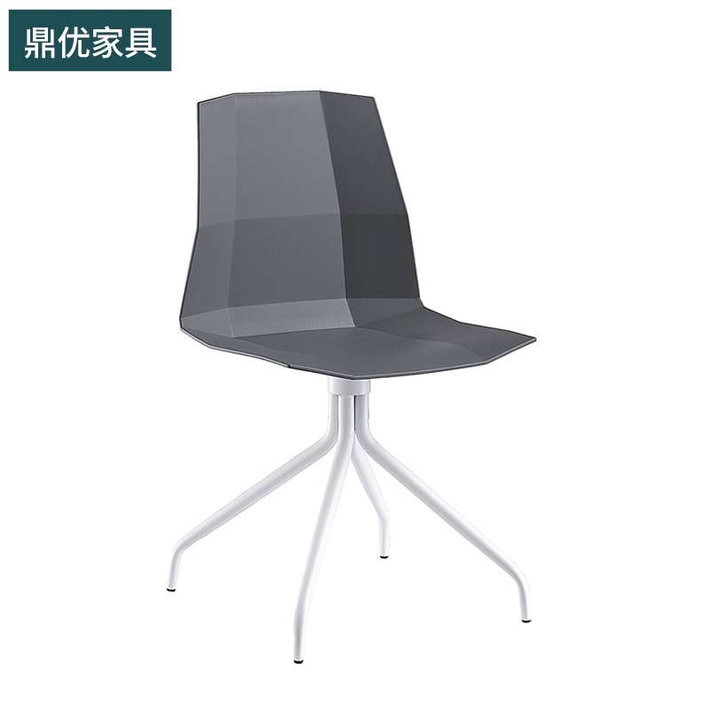 北欧塑料餐椅 奶茶店靠背椅 咖啡厅休闲洽谈椅多色选择