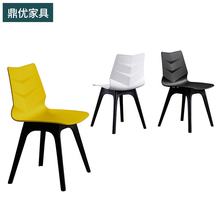 成人塑料靠背伊姆斯椅 家用餐厅简约电脑椅 咖啡厅洽谈桌椅