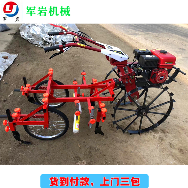 青州自走式铺膜机 厂家发货 军岩小型铺膜机批发
