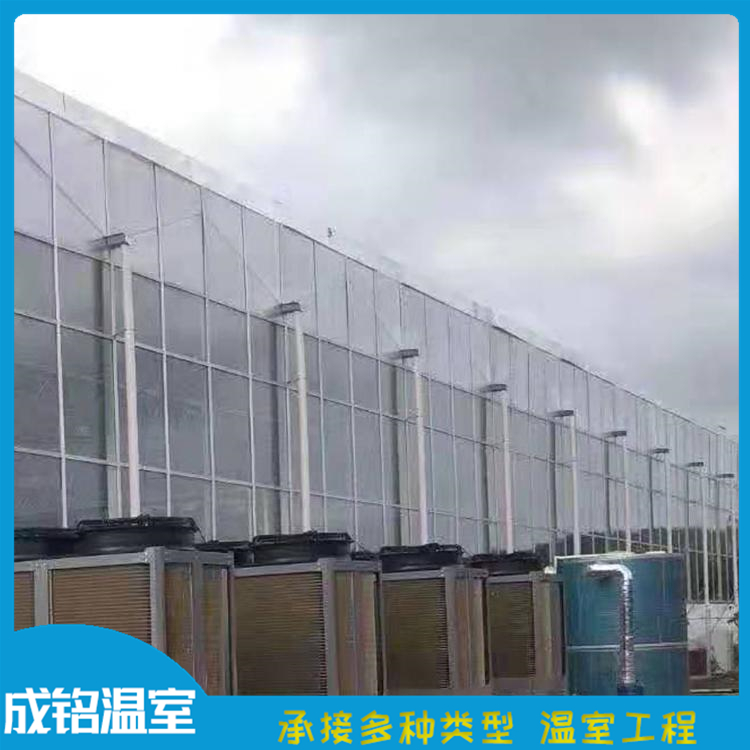 连栋智能玻璃温室 整体设计安装 青州蔬菜温室价格 玻璃温室承建