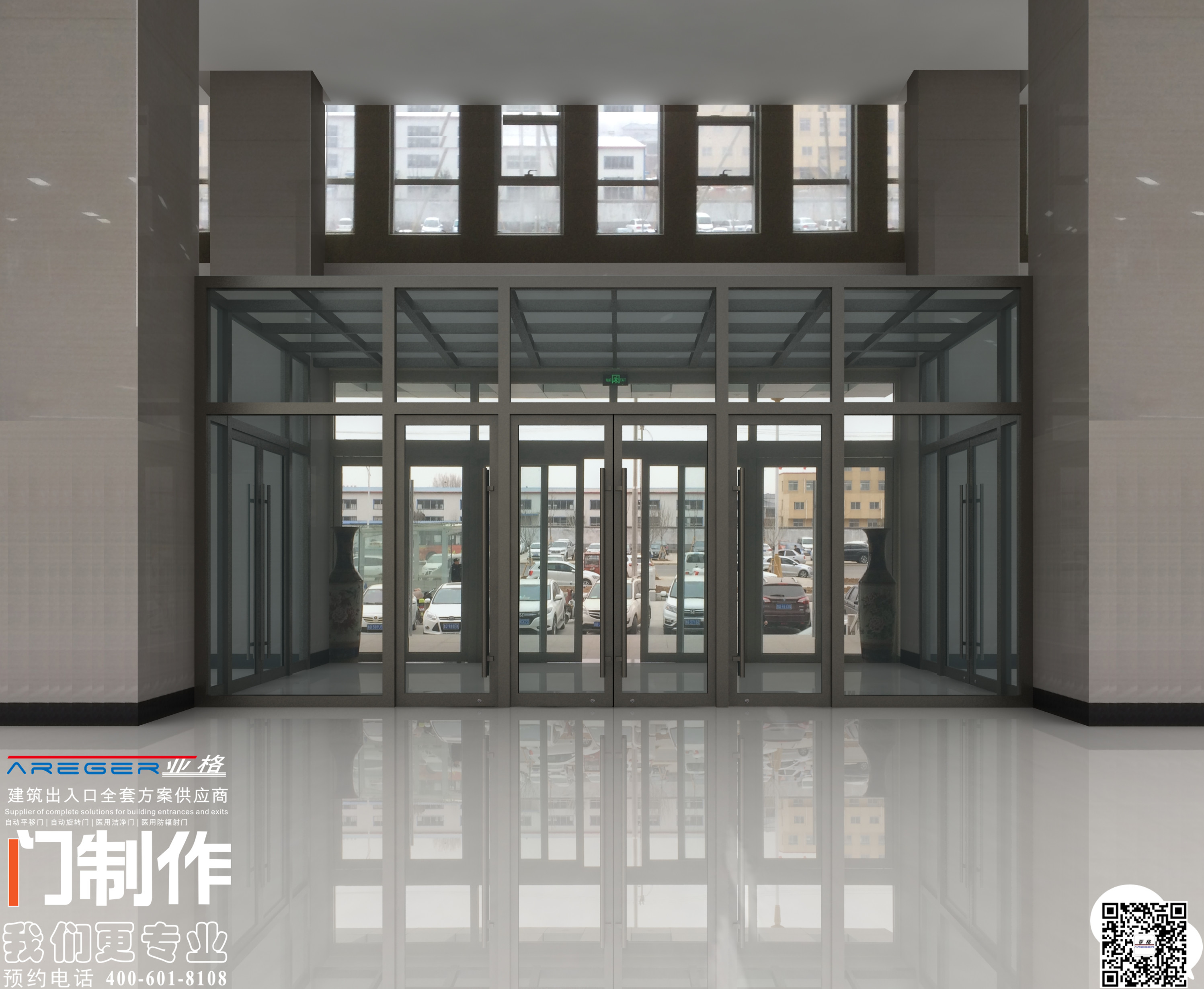 西安玻璃自动门 地弹门厂家