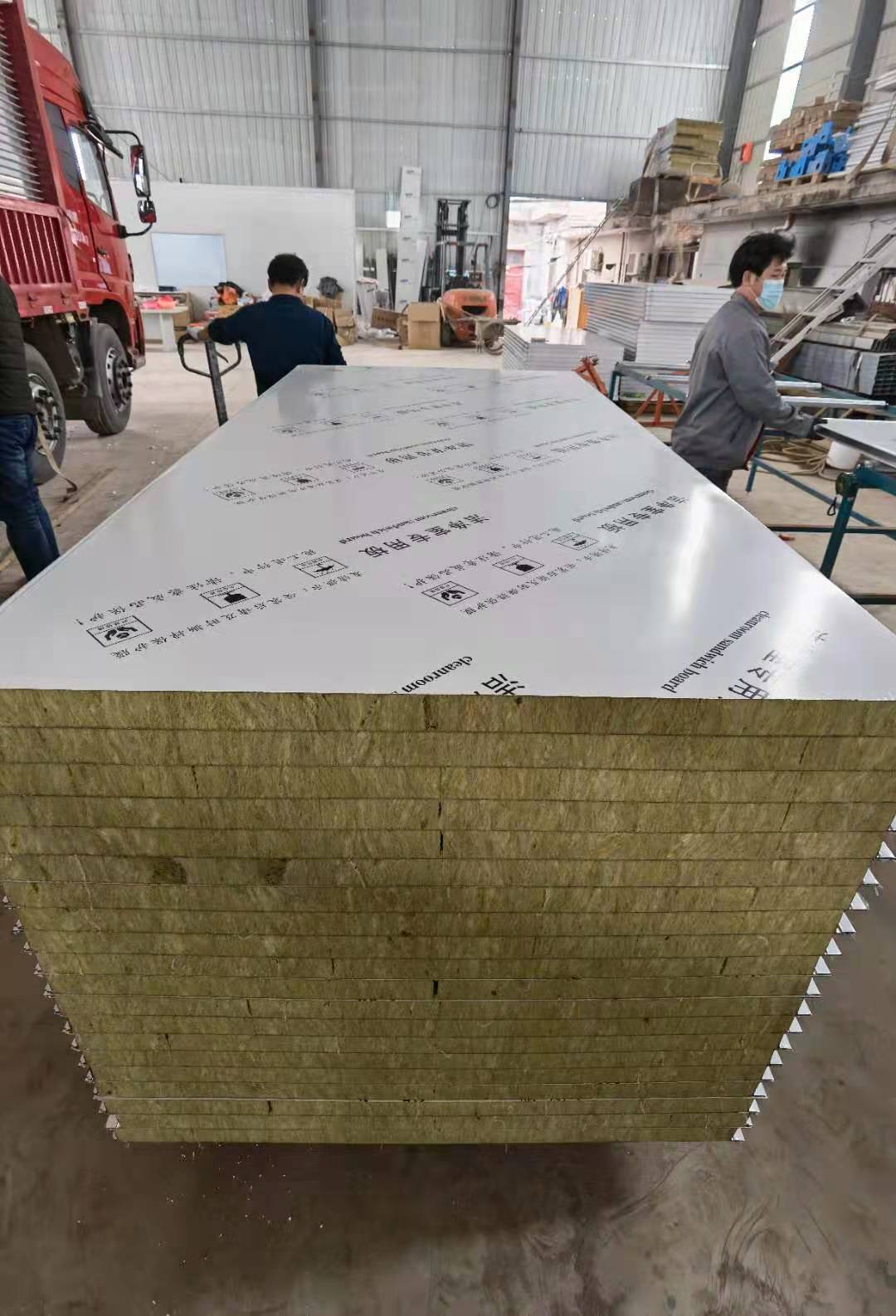 西安防火板  净化岩棉板 净化板材安装运输