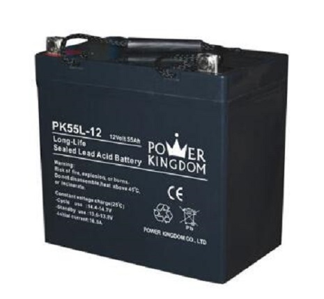 三力蓄电池PK55L-12 12V55AH消防应急电梯配件