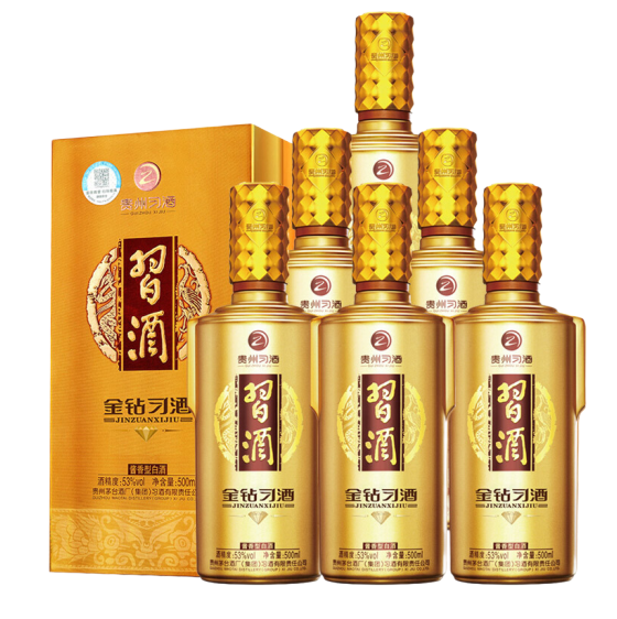 53度习酒金钻销售 500ml单瓶报价 上海专卖店