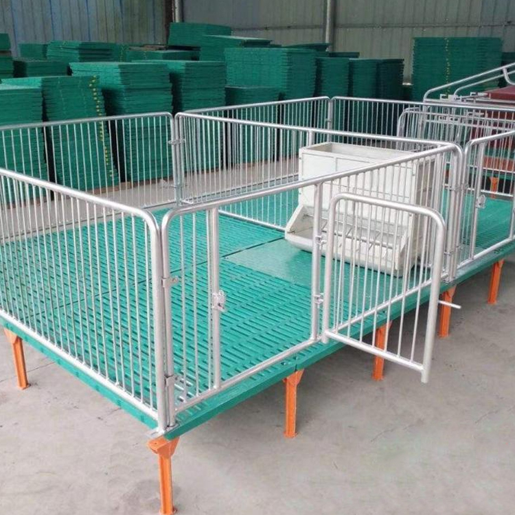 现货供应 猪用保育床 复合板漏粪板保育床 双位小猪保育床 养猪设备