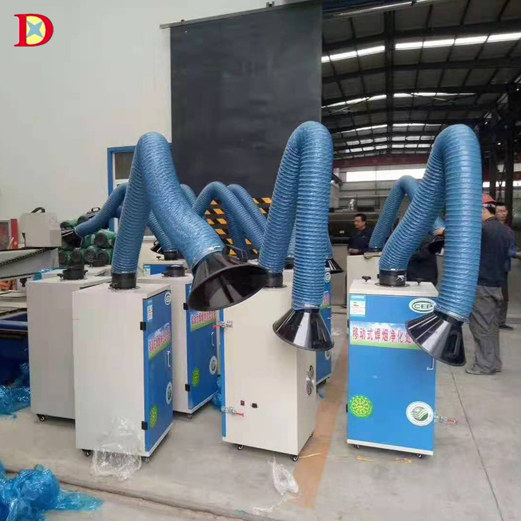 车间移动式旱烟净化器 单臂双臂焊烟除尘器 焊烟除尘净化器