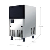 一体式方冰制冰机 奶茶店制冰机外贸款 KTV冷柜