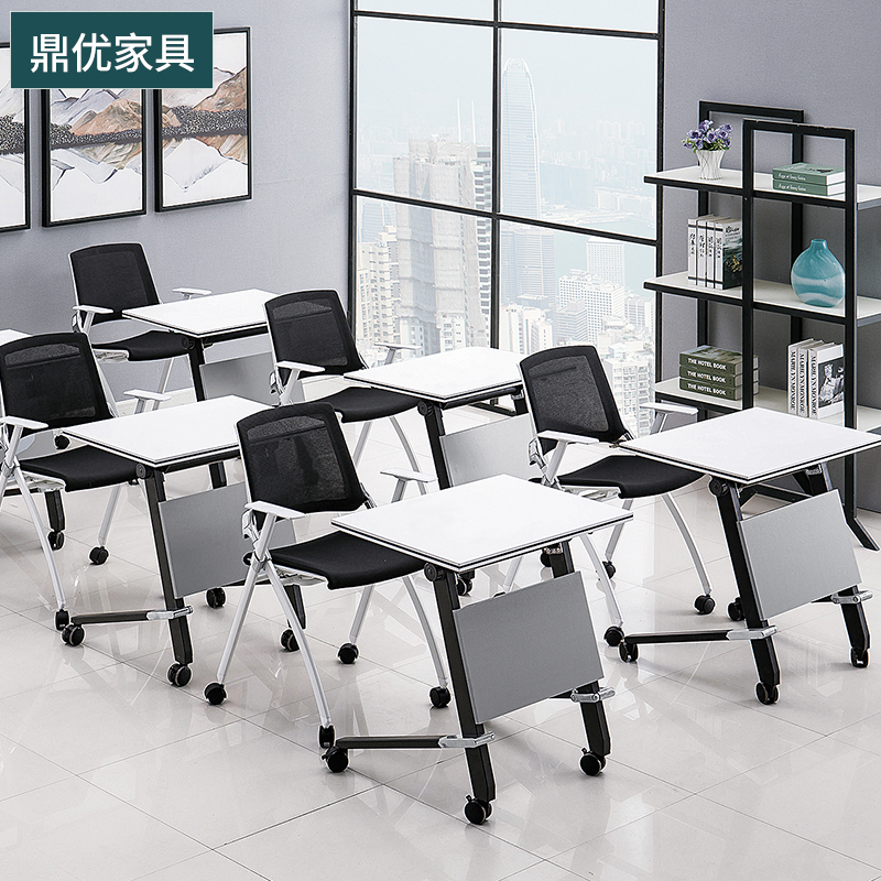 厂家直销折叠办公桌，拼接组合会议桌，培训长条桌移动多功能