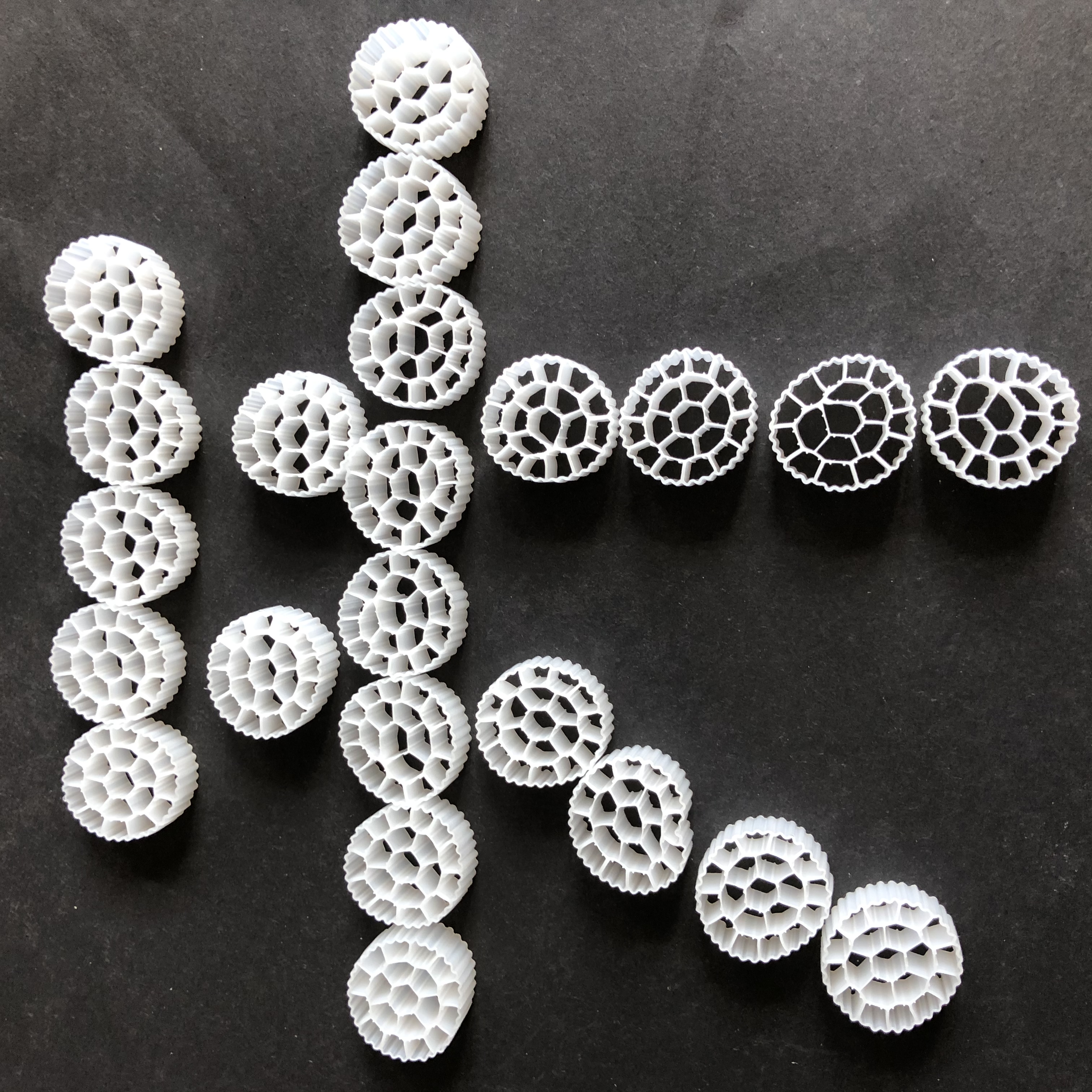 MBBR填料挂膜作用净化水质 聚乙烯材质流化床填料直径25mm