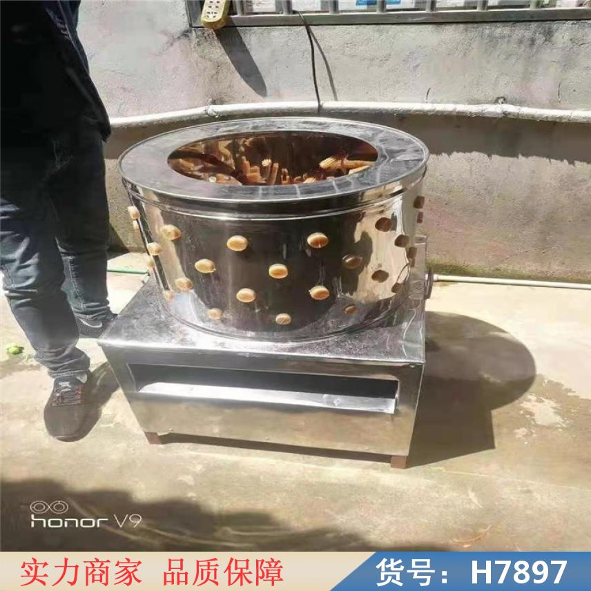 宏胜鸭脱毛机 拔毛涡轮拔毛机 小型去毛褪毛机货号H7897