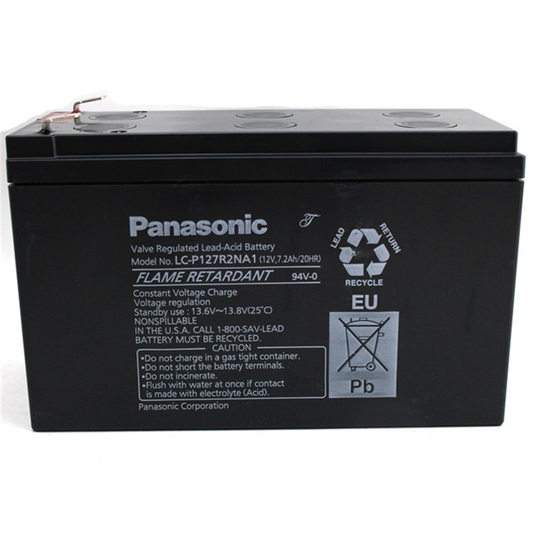 新款 Panasonic阀控式松下LC-P7R2ST1/12V7AH免维护UPS蓄电池原装