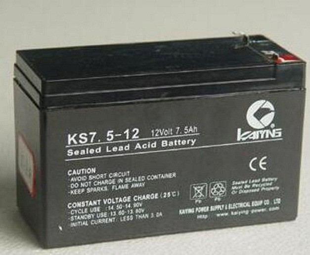 凯鹰蓄电池KS7.5-12 12V7.5AH消防主机警报系统用