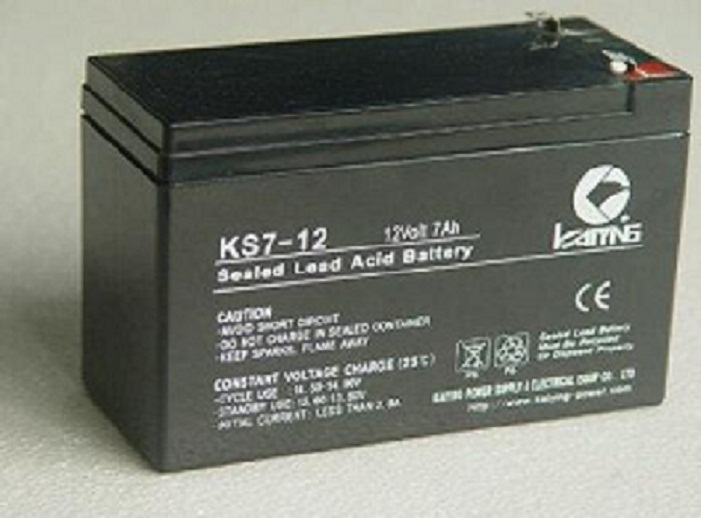 凯鹰蓄电池KS7-12 12V7AH卷帘门照明内置UPS后备电源