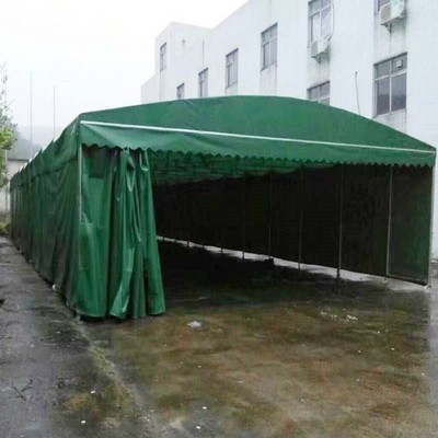 安徽铜陵电动推拉雨棚烧烤大排档推拉雨蓬电动推拉蓬测量安装定做
