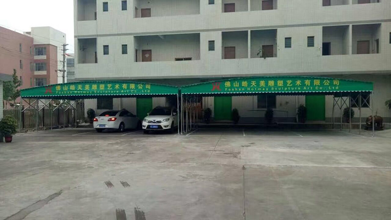 山东省东营电动推拉雨棚烧烤大排档推拉雨蓬电动推拉棚测量安装定做 推拉篷
