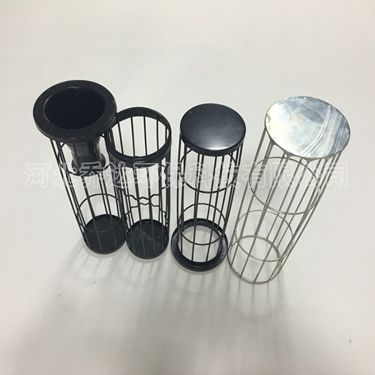 长期供应 除尘滤袋骨架 工业除尘弹簧骨架 喷塑有机硅除尘袋笼