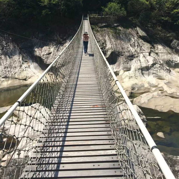 景观吊桥承接组装 山东索桥生产厂家出售