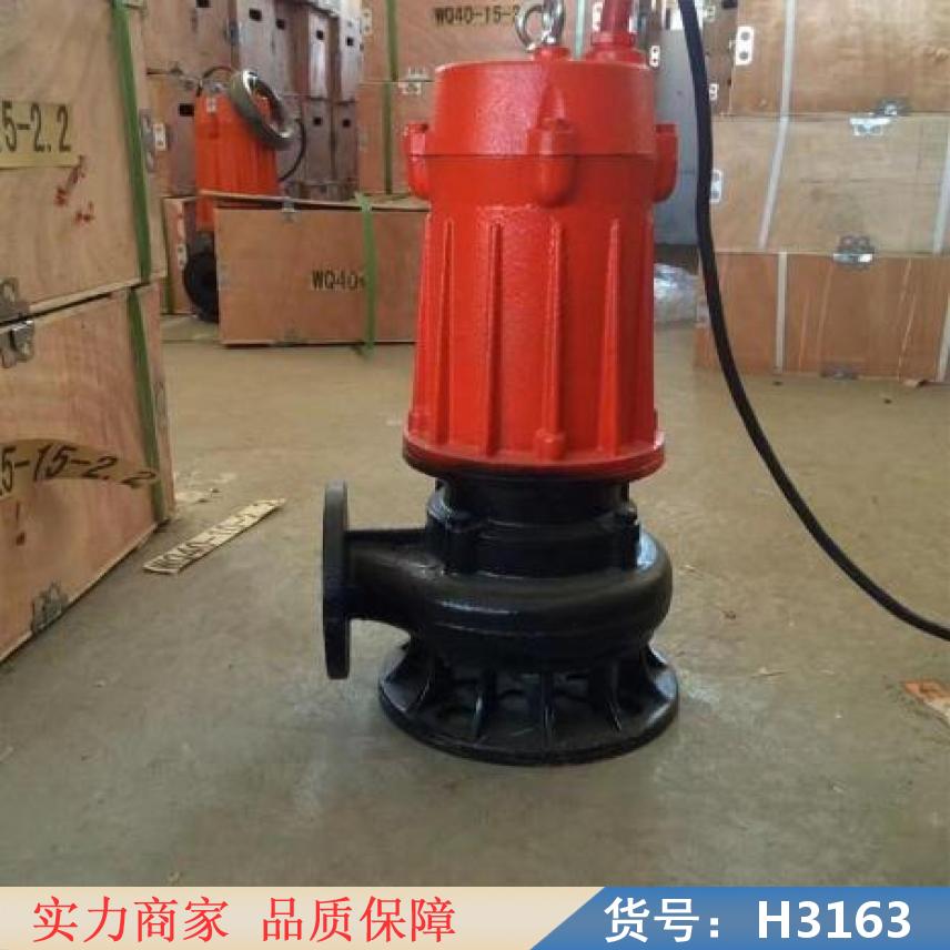 宏胜带切割潜水排污泵 潜水无堵塞排污泵 搅匀潜水排污泵货号H3163