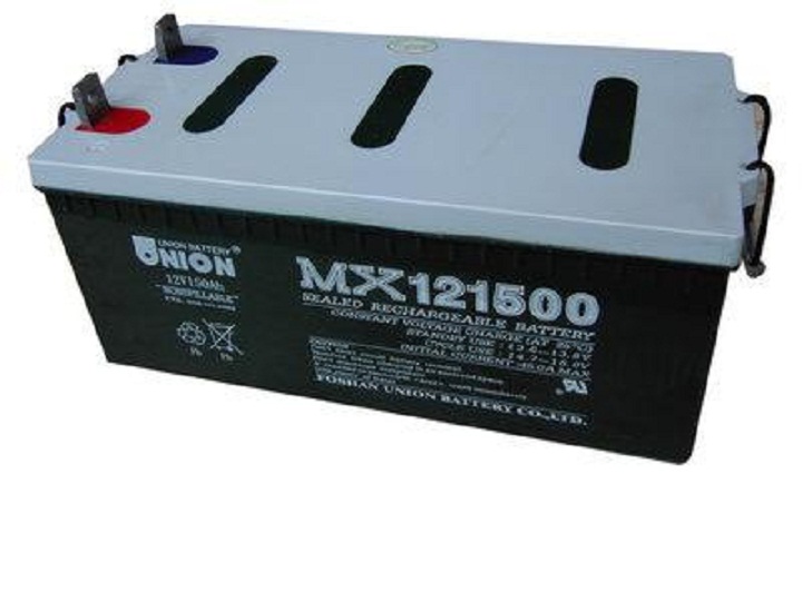 UNION友联蓄电池MX121500 12V150AH免维护铅酸太阳能专用