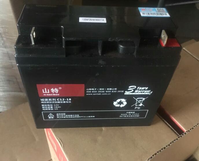 山特蓄电池C12-18 12V18AH UPS/EPS/直流屏应急电源