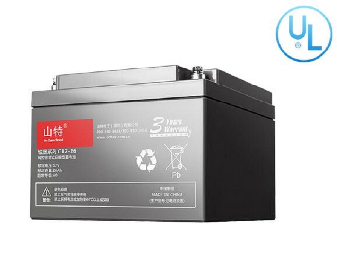 山特蓄电池C12-26 12V26AH铅酸UPS 通讯设备专用