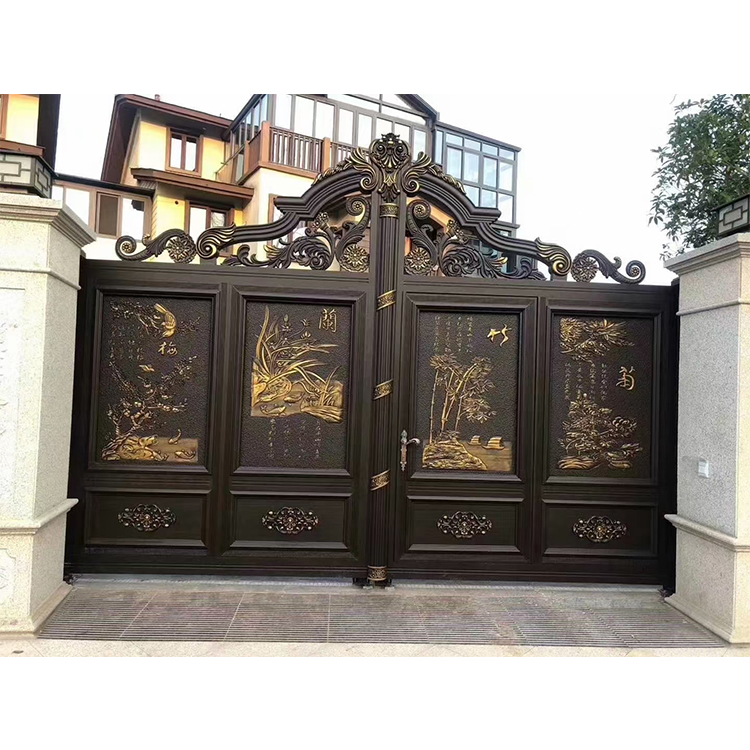 铝合金大门   铝合金小门 乡村铝艺门出售量大价优