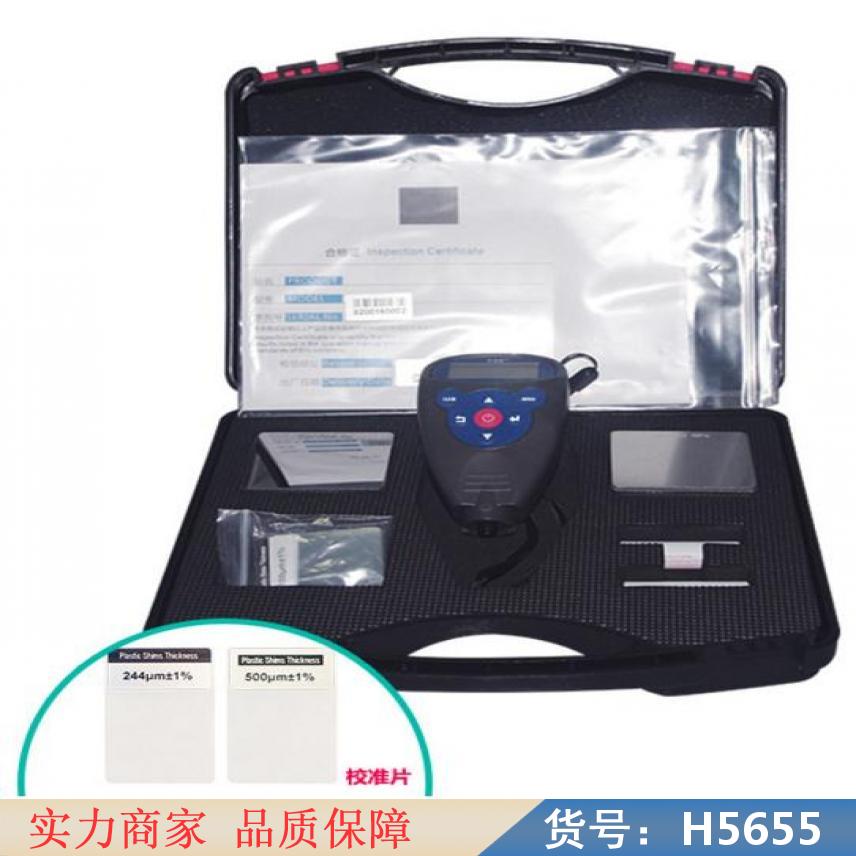 宏胜大量程测厚仪 铁铝两用测厚仪 两用测厚仪货号H5655