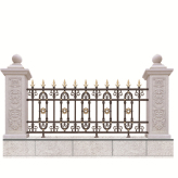 江锐 铝艺护栏安装  别墅铝合金阳台铝艺栏杆  维护方便