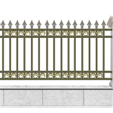 山东铝艺栏杆安装  别墅铝合金阳台铝艺栏杆  外观美观