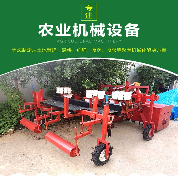 起垄移栽一体机 山一 辣椒移栽机可起垄铺地膜