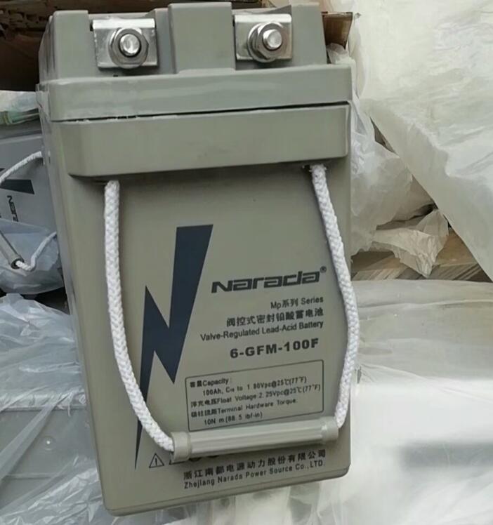 南都蓄电池6-GFM-100F 12V100AH通信机柜 基站UPS EPS