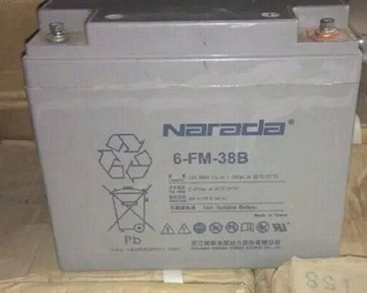 南都蓄电池6-FM-38B 12V38AH照明/消防/机房UPS应急电源/路灯