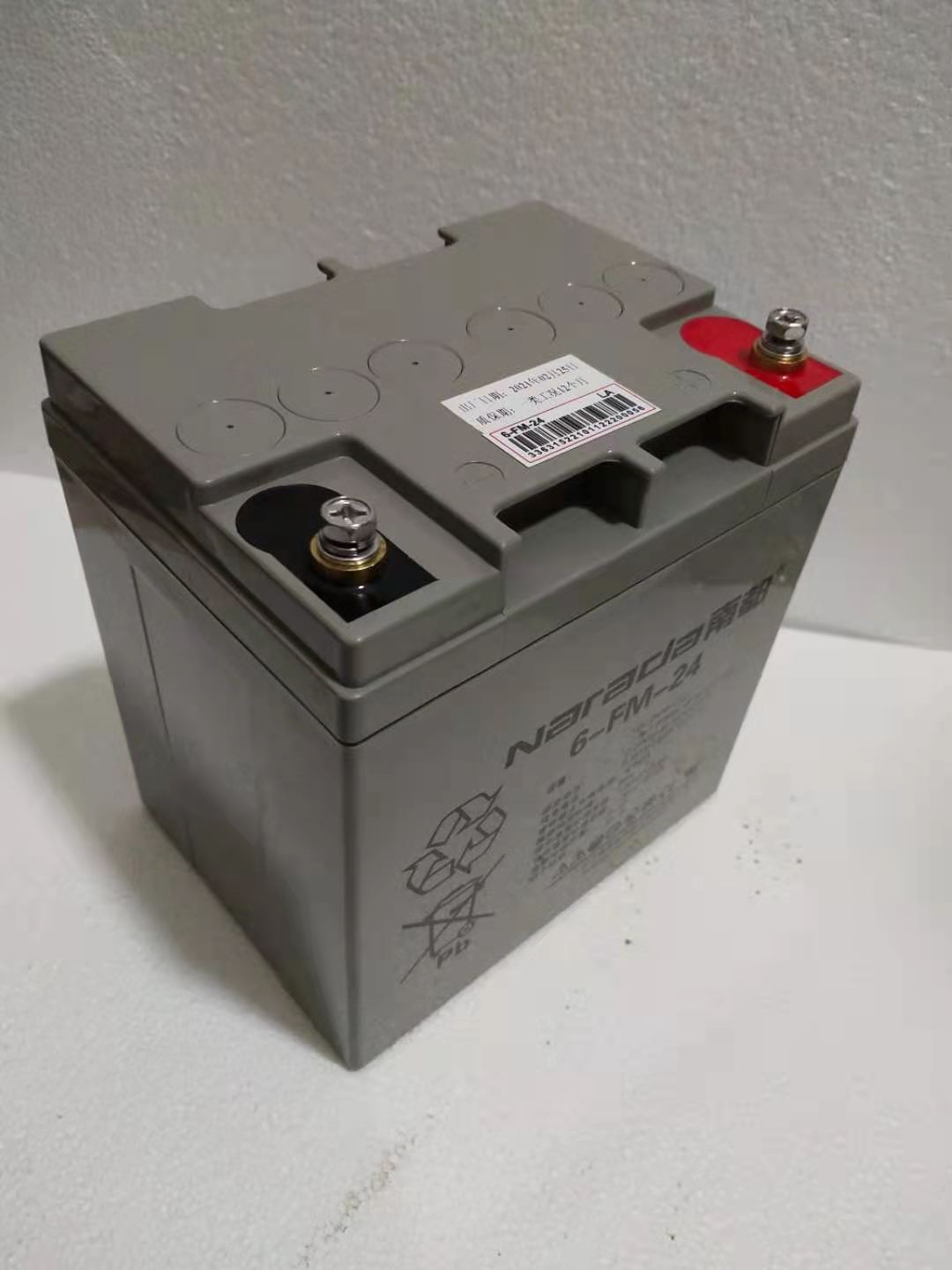 南都Narada蓄电池6-FM-24 12V24Ah 免维护UPS 通信电源电力系统用直流屏