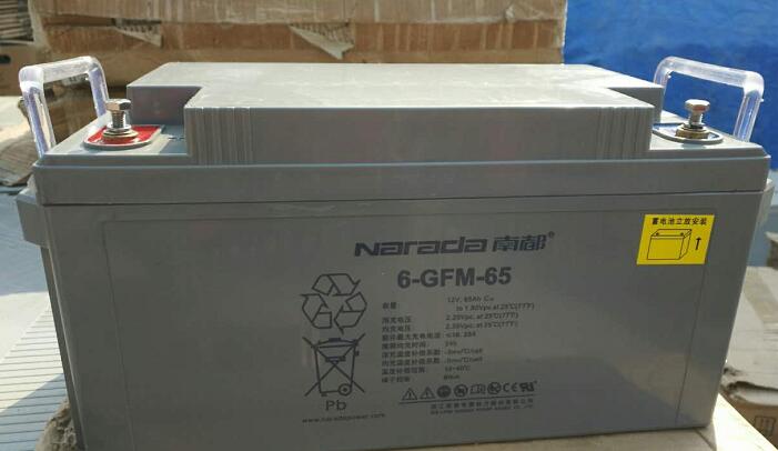 南都蓄电池6-GFM-65 12V65AH太阳能储能 UPS EPS 直流屏 消防