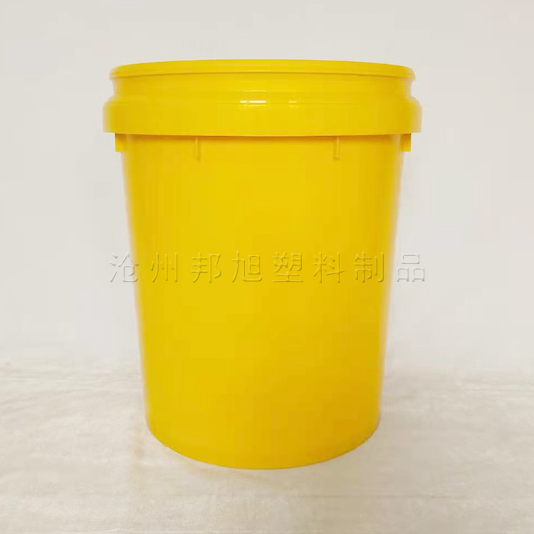 邦旭塑料供应带盖化工包装密封食品桶可印logo 家用塑料手提水桶 