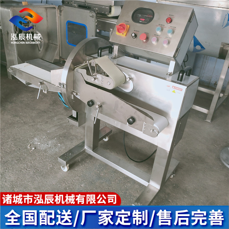 泓辰 120型熟肉切片机 熟肉切片机视频 梅菜扣肉切片机价格 现货包邮
