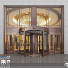 西安旋转门环柱旋转门安装