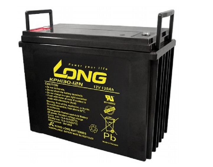 LONG广隆蓄电池KPH130-12N 12V130Ah大容量12伏电梯维护