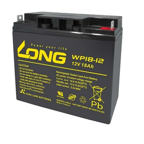 LONG广隆蓄电池WP18-12 12V18Ah机房配电柜 UPS直流屏电源