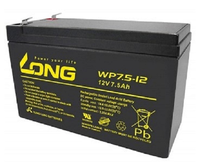 LONG广隆蓄电池WP7.5-12 12V7.5Ah电子设备 电梯维护