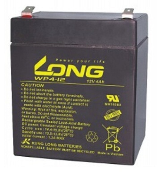 LONG广隆蓄电池WP4-12 12V4Ah消防应急 ups电源 医疗设备专用