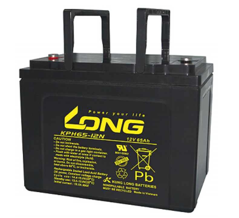 LONG广隆蓄电池KPH65-12N 12V65Ah直流屏机房应急包邮