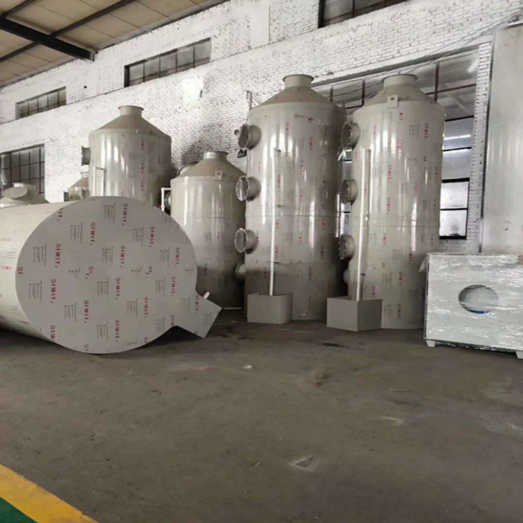 喷淋设备PP喷淋塔 气旋混动填料除尘喷淋塔 不锈钢方形净化脱硫塔