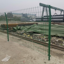 双边丝护栏 表层PVC铁路护栏网 铁路护栏网