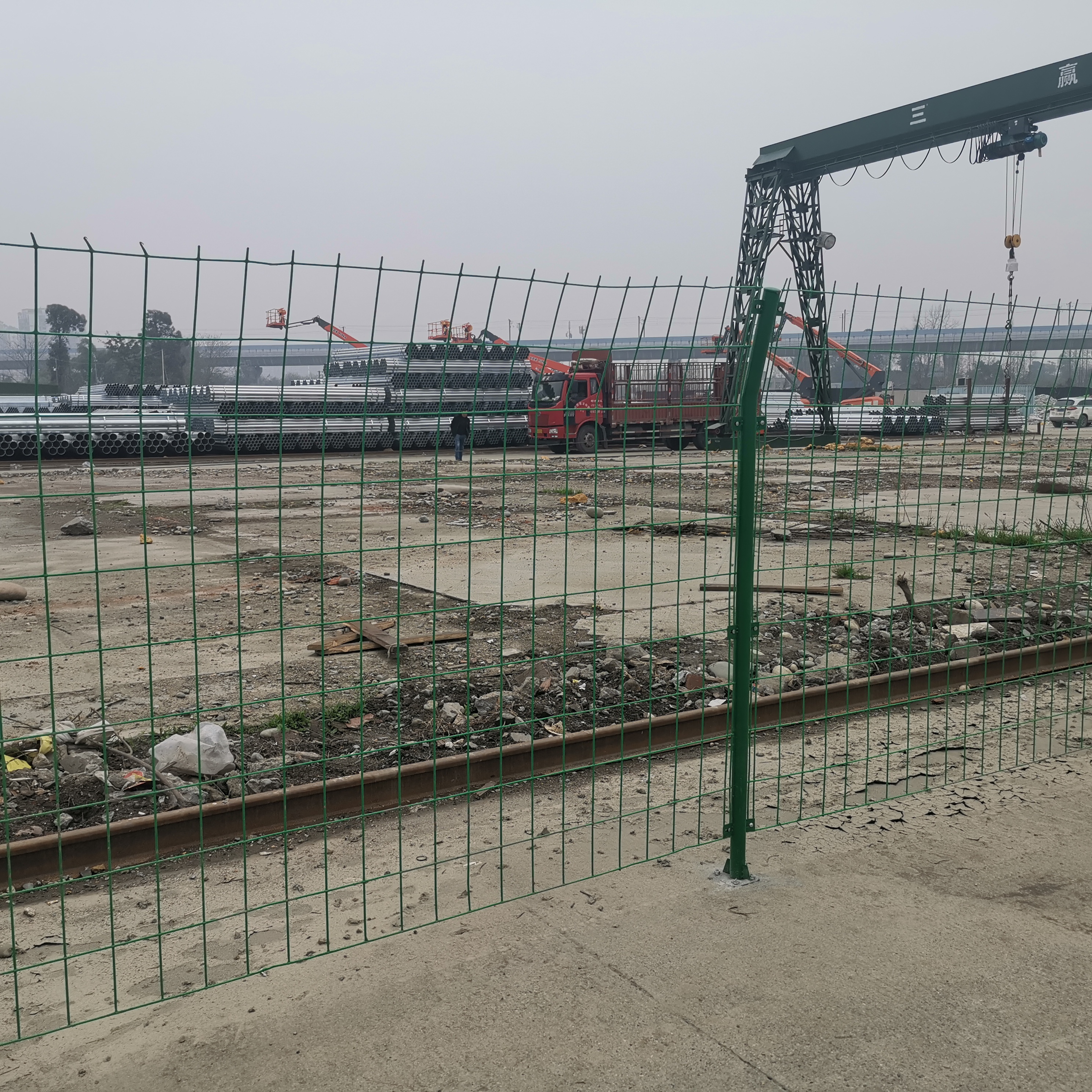  双边丝护栏网 高速公路围网 铁丝网 防护网 车间隔离网 