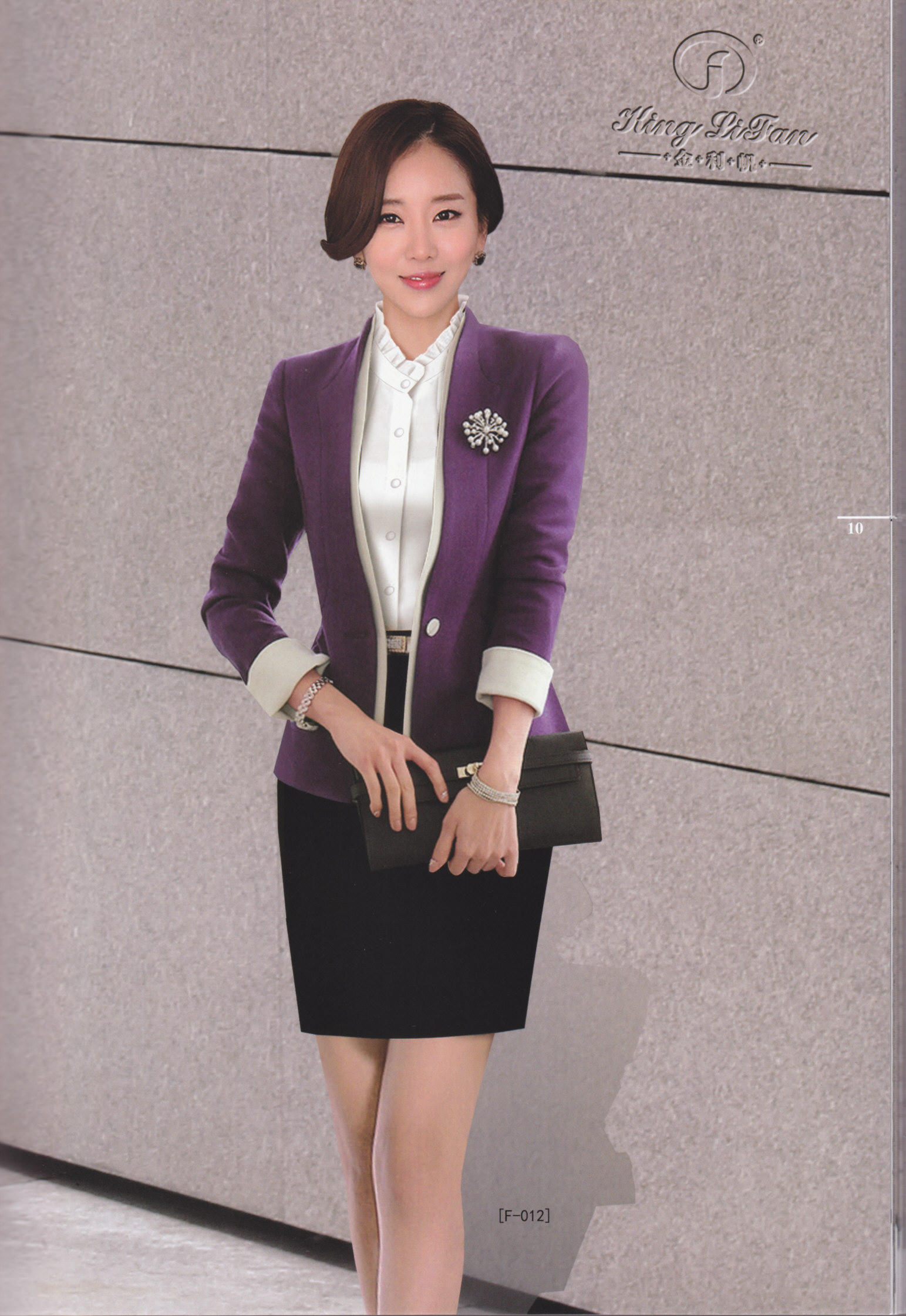 济南团体西装定做上门量体    2021新款女士商务小西服套装