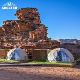 创意穹顶沙漠露营酒店 户外6米耐热抗寒星空帐篷 可定制可出口
